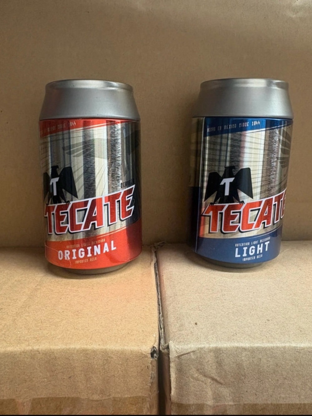 Tecate and Tecate Light Salt & Pepper Shakers